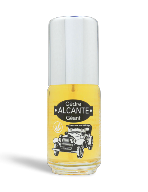 Cèdre géant, parfum d'intérieur en spray pour voiture Alcante