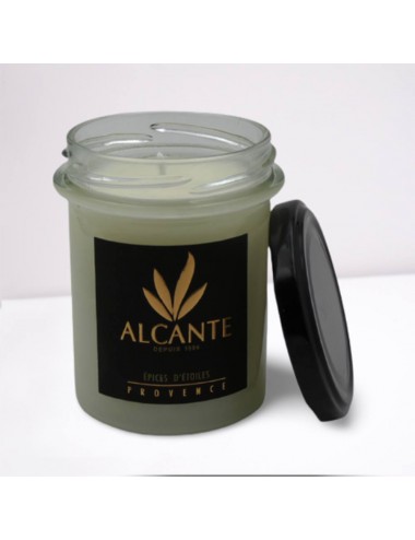 Épices d'étoiles, bougie parfumée cire végétale Alcante - Ambiance, 150g