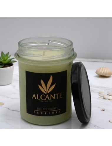 Miel des collines, bougie parfumée cire végétale Alcante - Ambiance, 150g