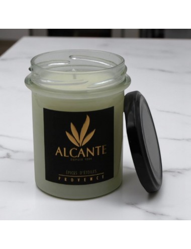 Épices d'étoiles, bougie parfumée cire végétale Alcante - Ambiance, 150g