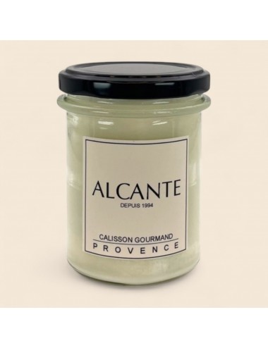 Calisson gourmand, bougie parfumée cire végétale Alcante - Ambiance 150g