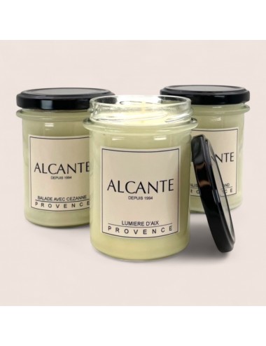 Lumière d'Aix, bougie parfumée cire végétale Alcante - Ambiance 150g
